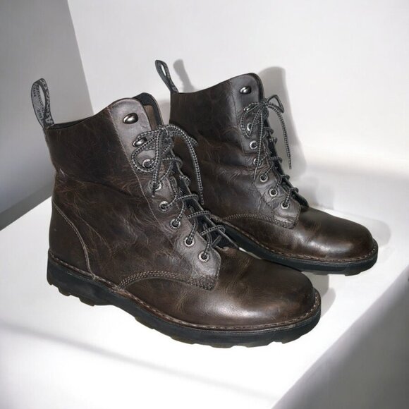 Dr. Martens Neil 12 Eyelet Leather Boots Men's Size US 13 - Picture 1 of 7